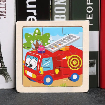 Kids Wooden 3D Puzzle - Kia Day Design
