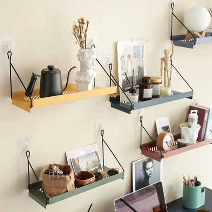 Metal Decorative Floating Wall Shelf - Kia Day Design