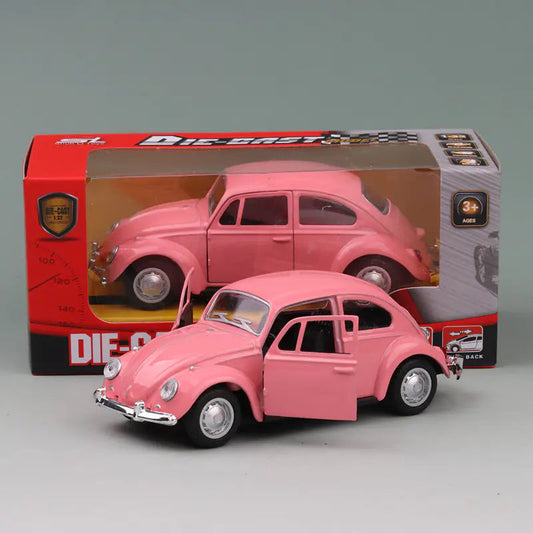 Boxed Volkswagen Beetle Diecast Model Car - Kia Day Design