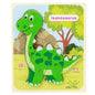 Wooden 3D Montessori Dinosaur Jigsaw Puzzles Isanosaurus