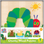 Eric Carle Chunky Wood Puzzles - Kids 4 Pack - Default Title - Toy Shoppe >> Puzzles