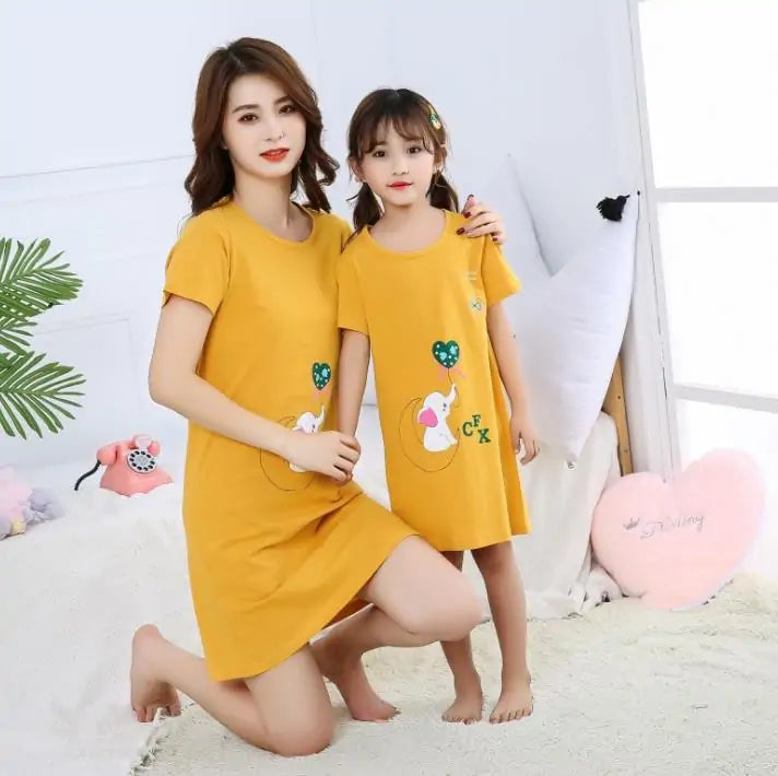 Summer Girls Nightgown Pajamas - Kia Day Design