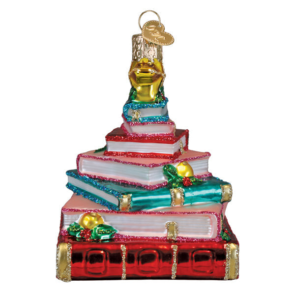 Book Club Tree Glass Ornament - - Christmas >> Ornaments >> Craft and Hobby
