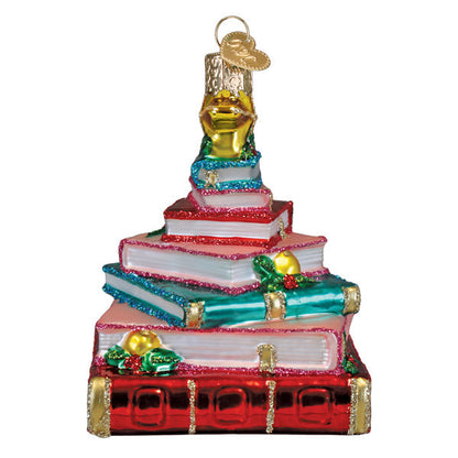 Book Club Tree Glass Ornament - - Christmas >> Ornaments >> Craft and Hobby