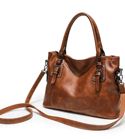 Genuine Leather Women's Shoulder and Crossbody Bag