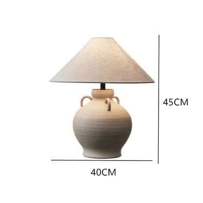 Zhongshan Ceramic Table Lamp - Vintage Japanese Style Kia Day Design