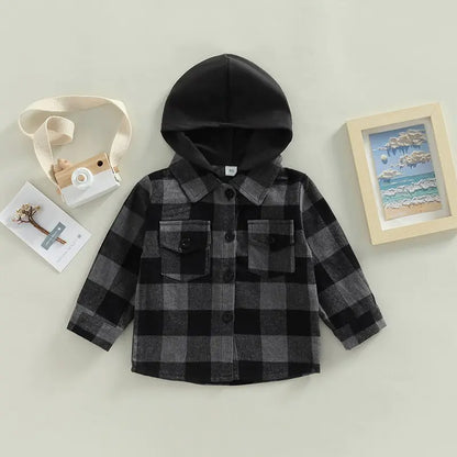 Autumn Kids Shirt Coats