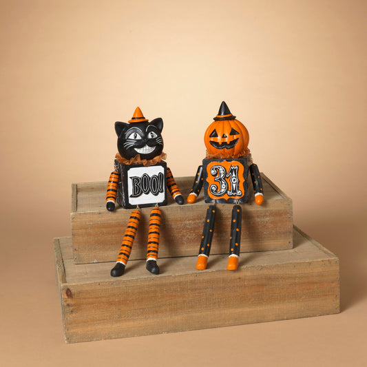 Halloween Dangle leg Shelf Sitter - - Holidays >> Halloween