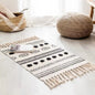 Bohemian Hand-Woven Tassel Carpet Kia Day Design