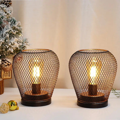 Metal Cage Table Lamp Kia Day Design