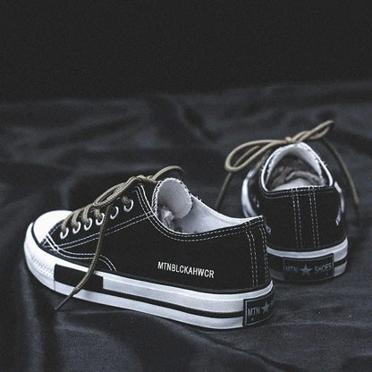 Low-Top Canvas Sneakers - Kia Day Design