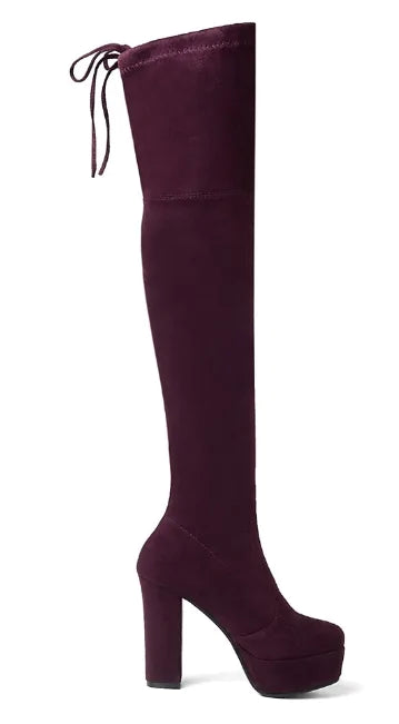 Women's Over the Knee Boots - Kia Day Design