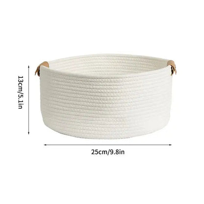 Cotton Rope Storage Basket Kia Day Design
