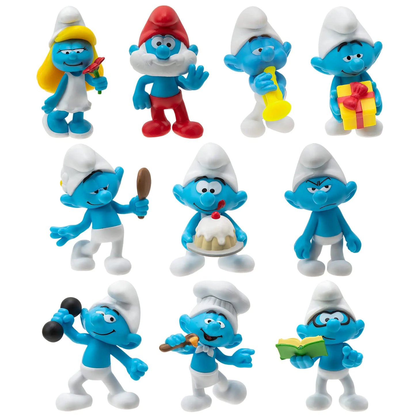 The Smurfs 40TH Anniversary Classic Figure 10 Pack - - toy figure