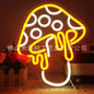 Neon Mushroom LED Sign