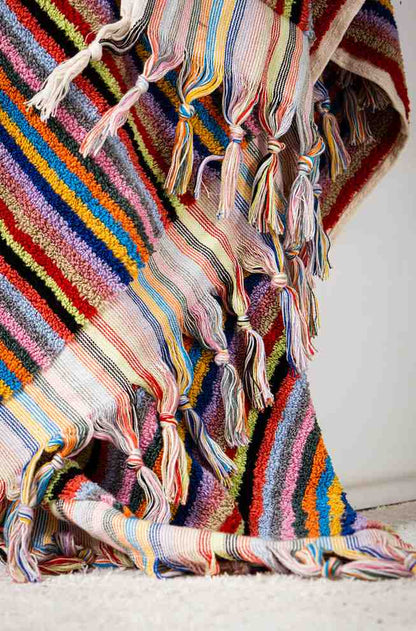 Striped Bath Towel - - Bath Towels