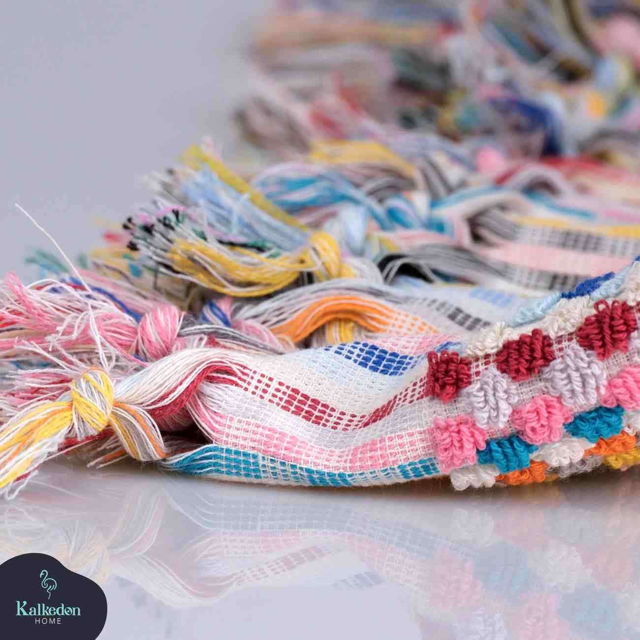 Pom Pom Bath Towel - - Bath Towels