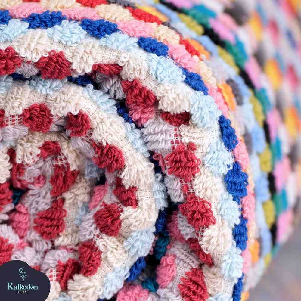 Pom Pom Bath Towel - - Bath Towels