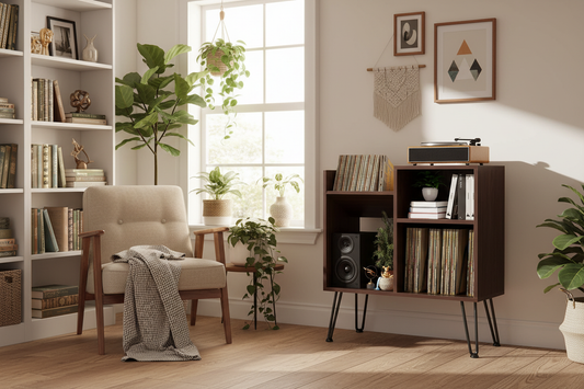 250 Album Record Player Stand - - cabinet