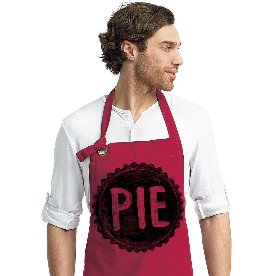 Pie Lover's Cotton Canvas Apron with Pockets - - Apron