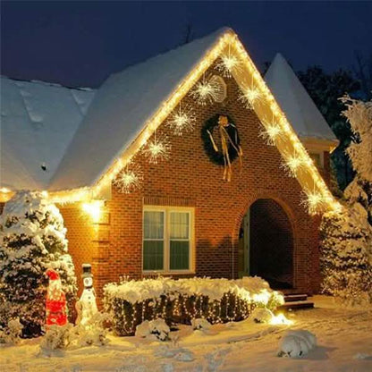 Remote Control Waterproof Christmas Fireworks LED String Lights - - String & Fairy Lights