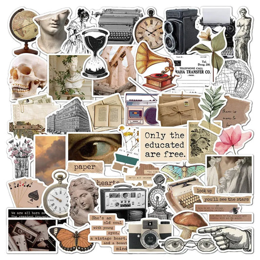 Retro Art Vsco Graffiti Stickers Pack - -
