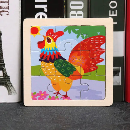Kids Wooden 3D Puzzle - Kia Day Design
