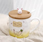 Cute Cat Ceramic Mug - Creative Cartoon Coffee Cup - 13 - Mug