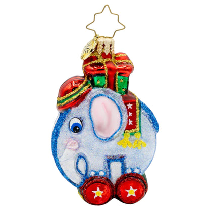 Christopher Radko Little Gem Glass Ornament - Tiny Trunk Traveler Gem - Default Title - Christmas >> Ornaments >> Glass