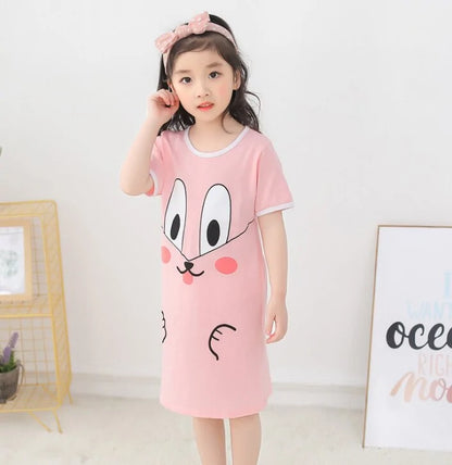 Summer Girls Nightgown Pajamas - Kia Day Design
