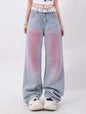American Retro Graffiti Gradient Design Trousers - Kia Day Design