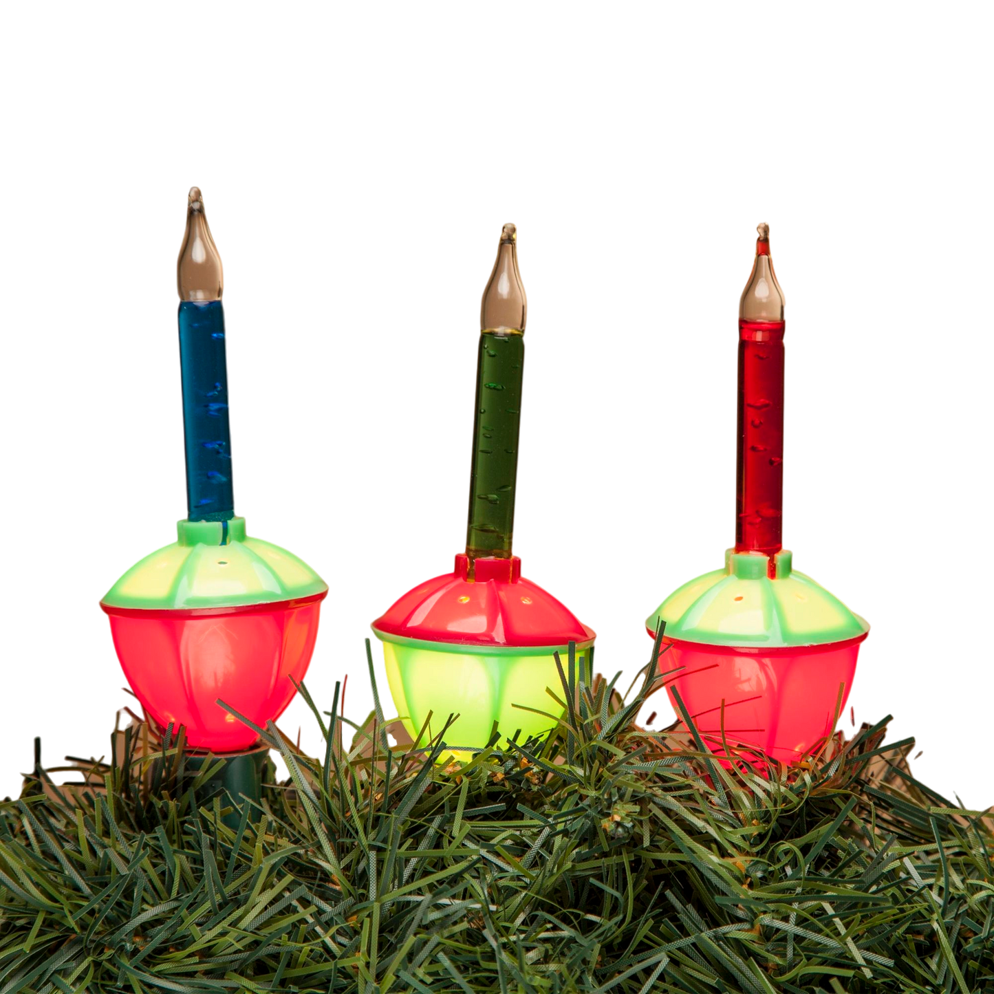 Classic Bubble Light String Light - 7 Light Set - - Christmas >> Lighting