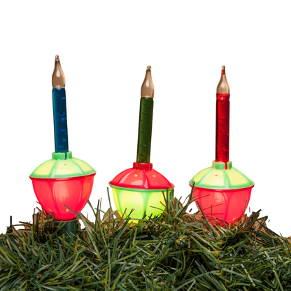 Classic Bubble Light String Light - 7 Light Set - - Christmas >> Lighting