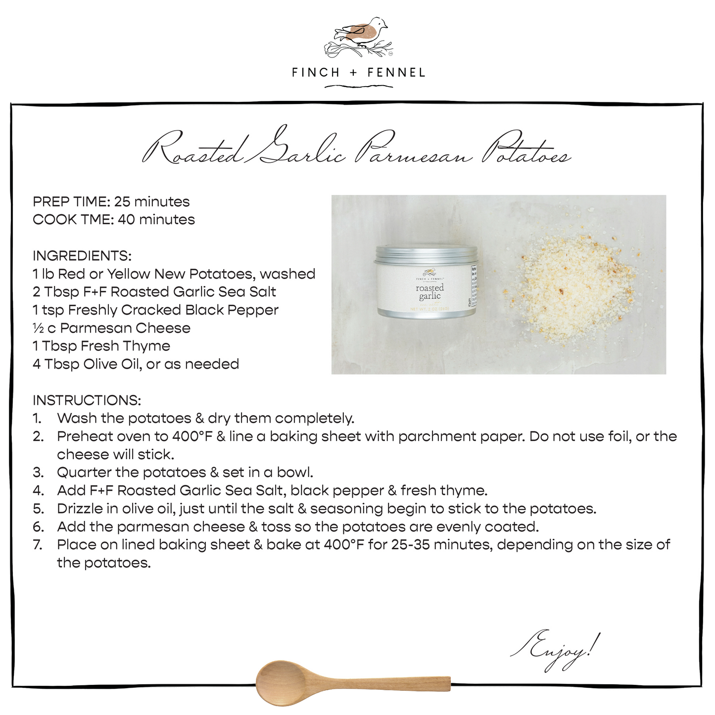 Roasted Garlic Sea Salt | Finch & Fennel - - Kitchen & Bath