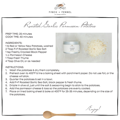 Roasted Garlic Sea Salt | Finch & Fennel - - Kitchen & Bath