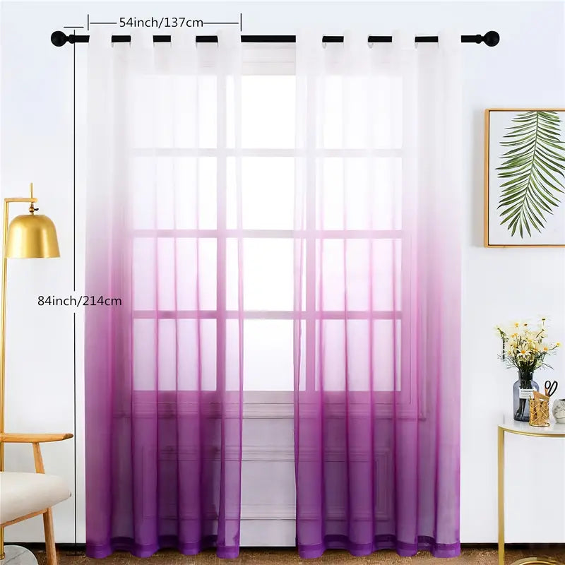 Gradient Curtain Panels - Kia Day Design