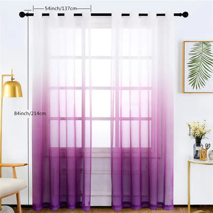 Gradient Curtain Panels - Kia Day Design
