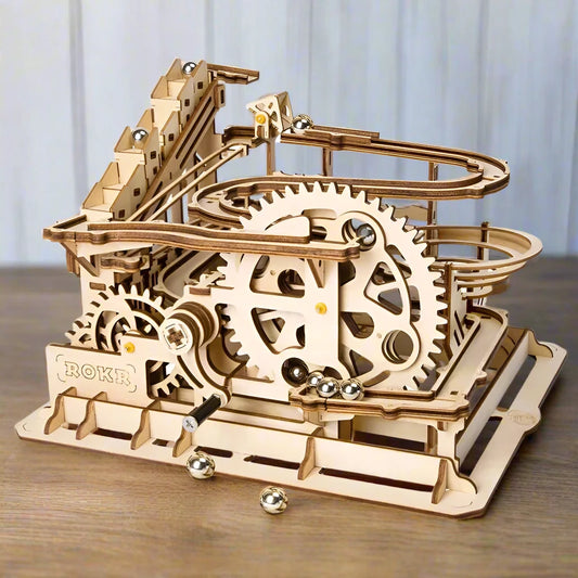 Marble Run DIY Wooden Waterwheel