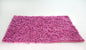 Tache Cotton Chenille Hot Pink Shag Area / Bathroom Rug (MATP) - Pink - Rug