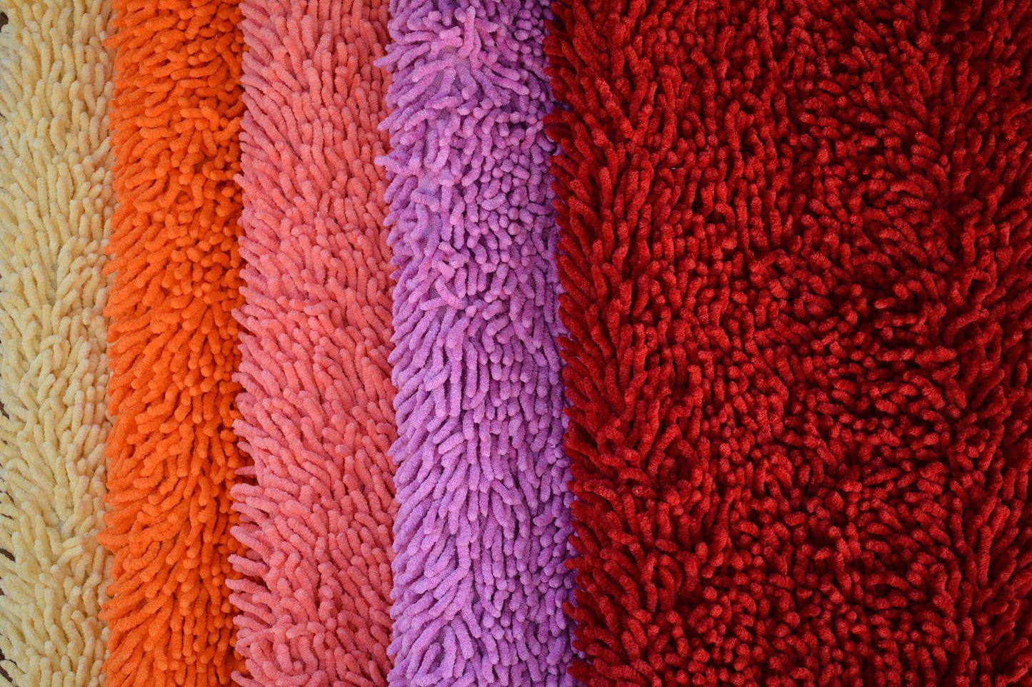 Tache Cotton Chenille Hot Pink Shag Area / Bathroom Rug (MATP) - - Rug