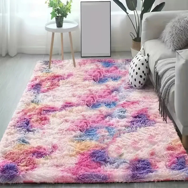 Colorful Fluffy Shaggy Rugs - Kia Day Design