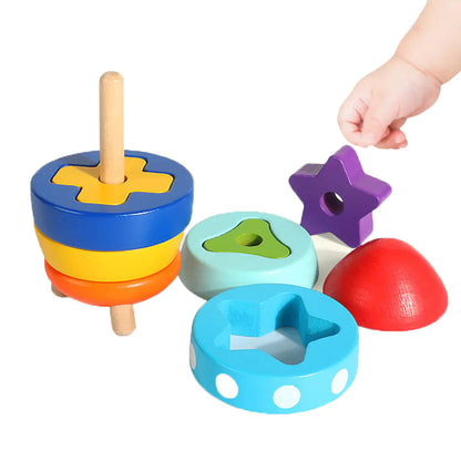 Wooden Rocket Sorting Toy Kia Day Design