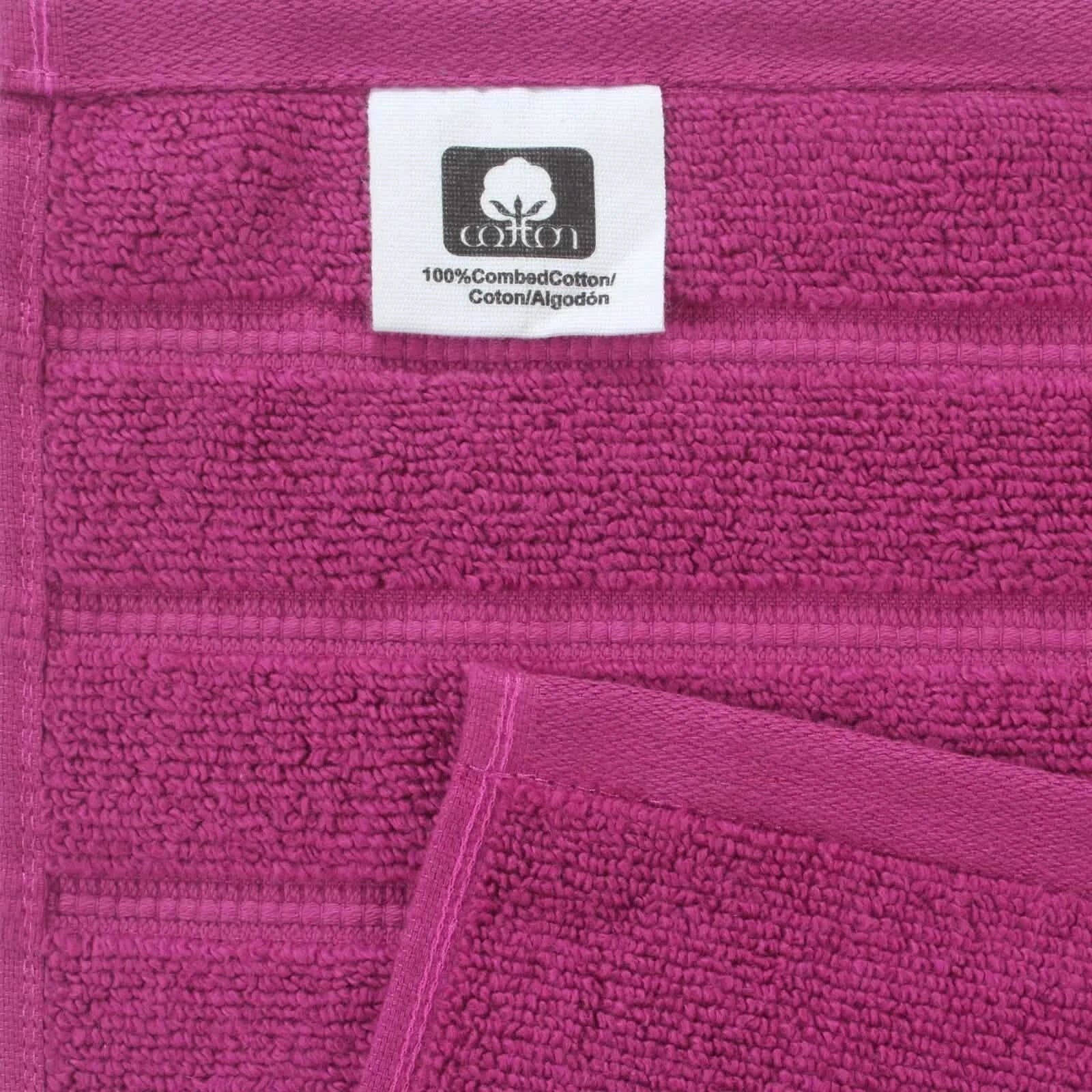 12-Piece Set: Bibb Home Zero Twist Egyptian Cotton Towel Set - - Bath