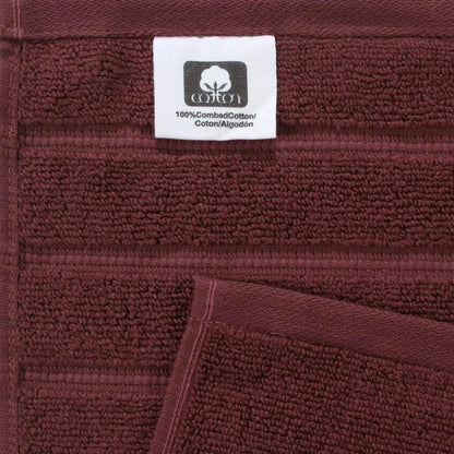 12-Piece Set: Bibb Home Zero Twist Egyptian Cotton Towel Set - - Bath