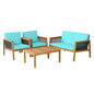 4 Pieces Patio Rattan Furniture Set with Removable Cushions- DirectDeals- {{Product type}}