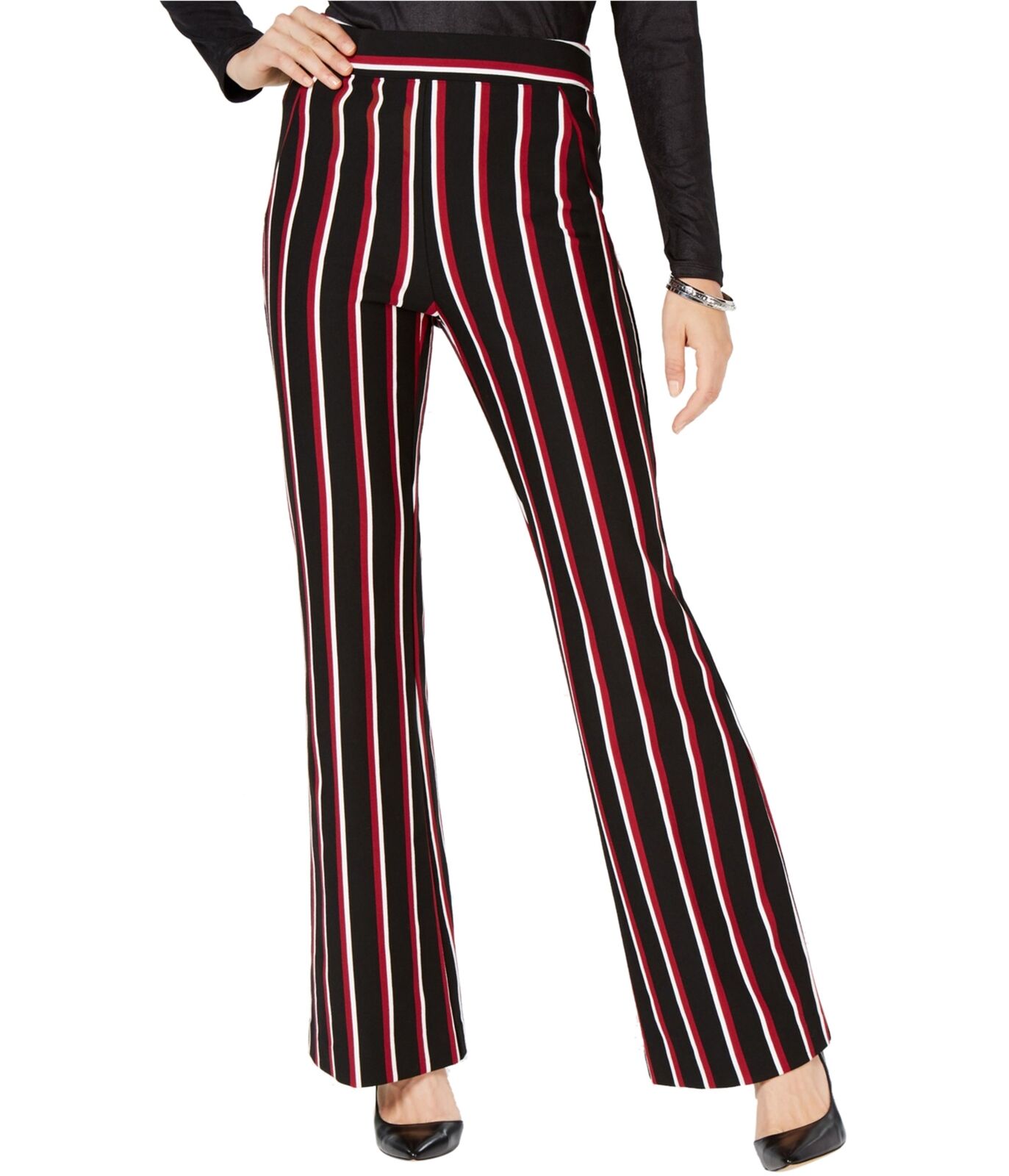 I.n.c. Women's Plus Size Striped Ponte-Knit Pants - - New with tags