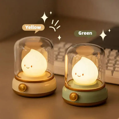 Small Mini Desktop LED USB Rechargeable Table Night Lamp - Kia Day Design