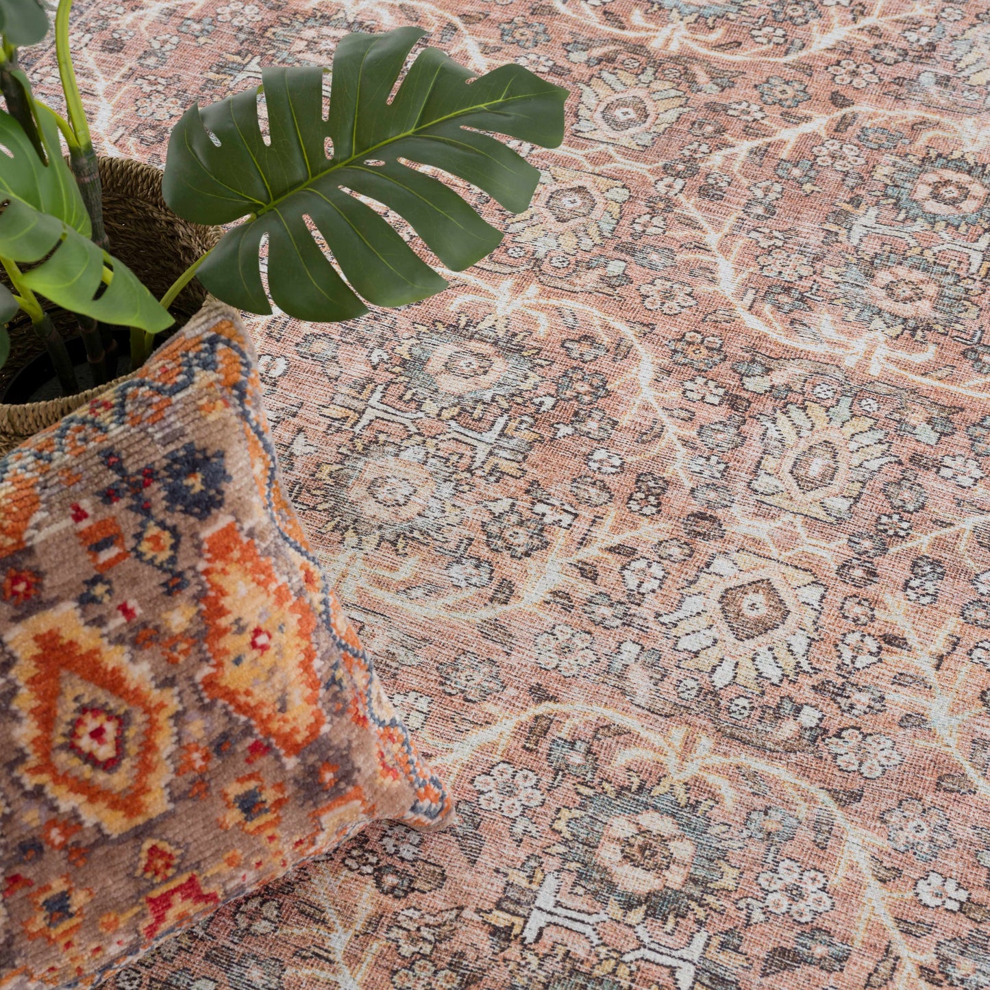 Bian Washable Area Rug - - Rugs
