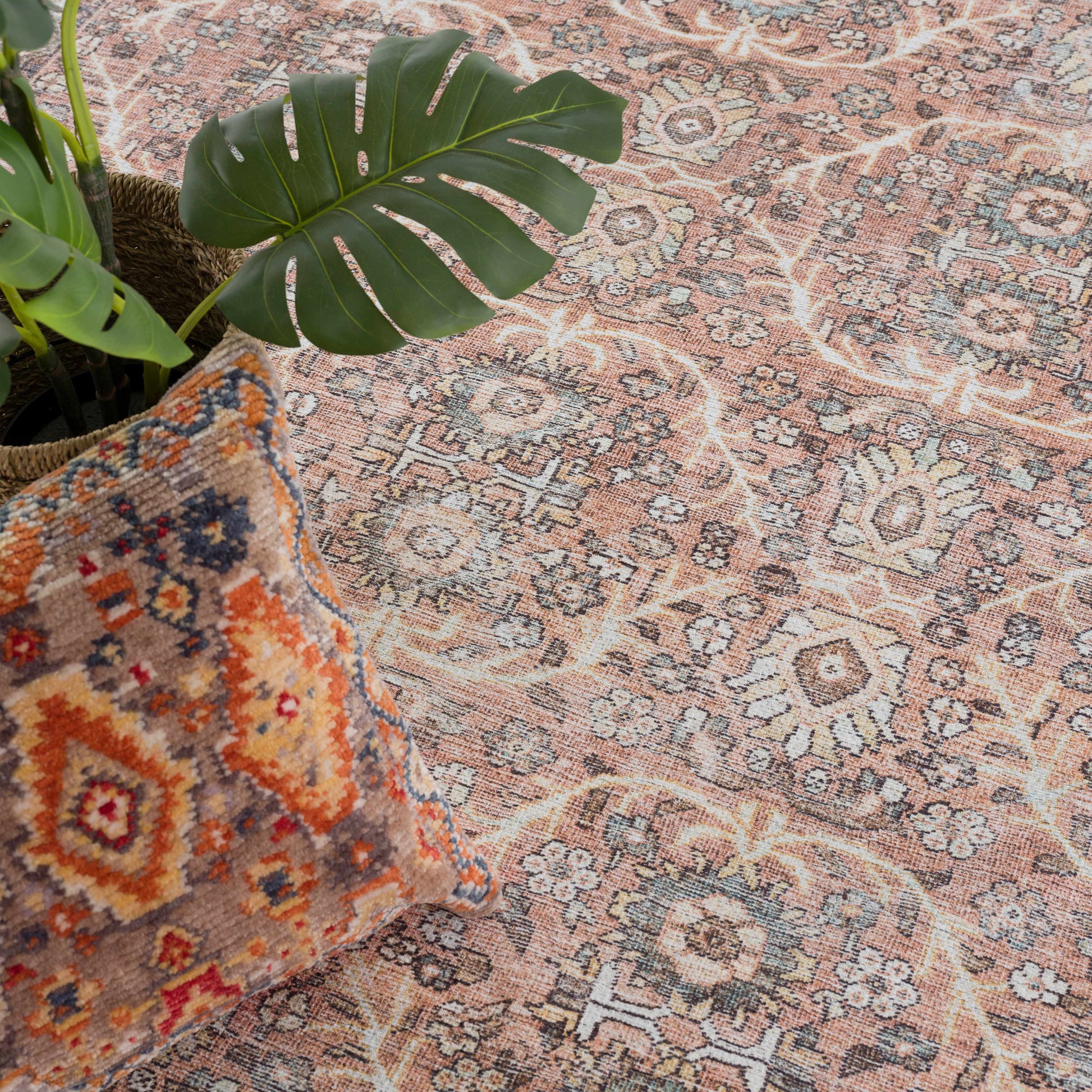 Bian Washable Area Rug - - Rugs