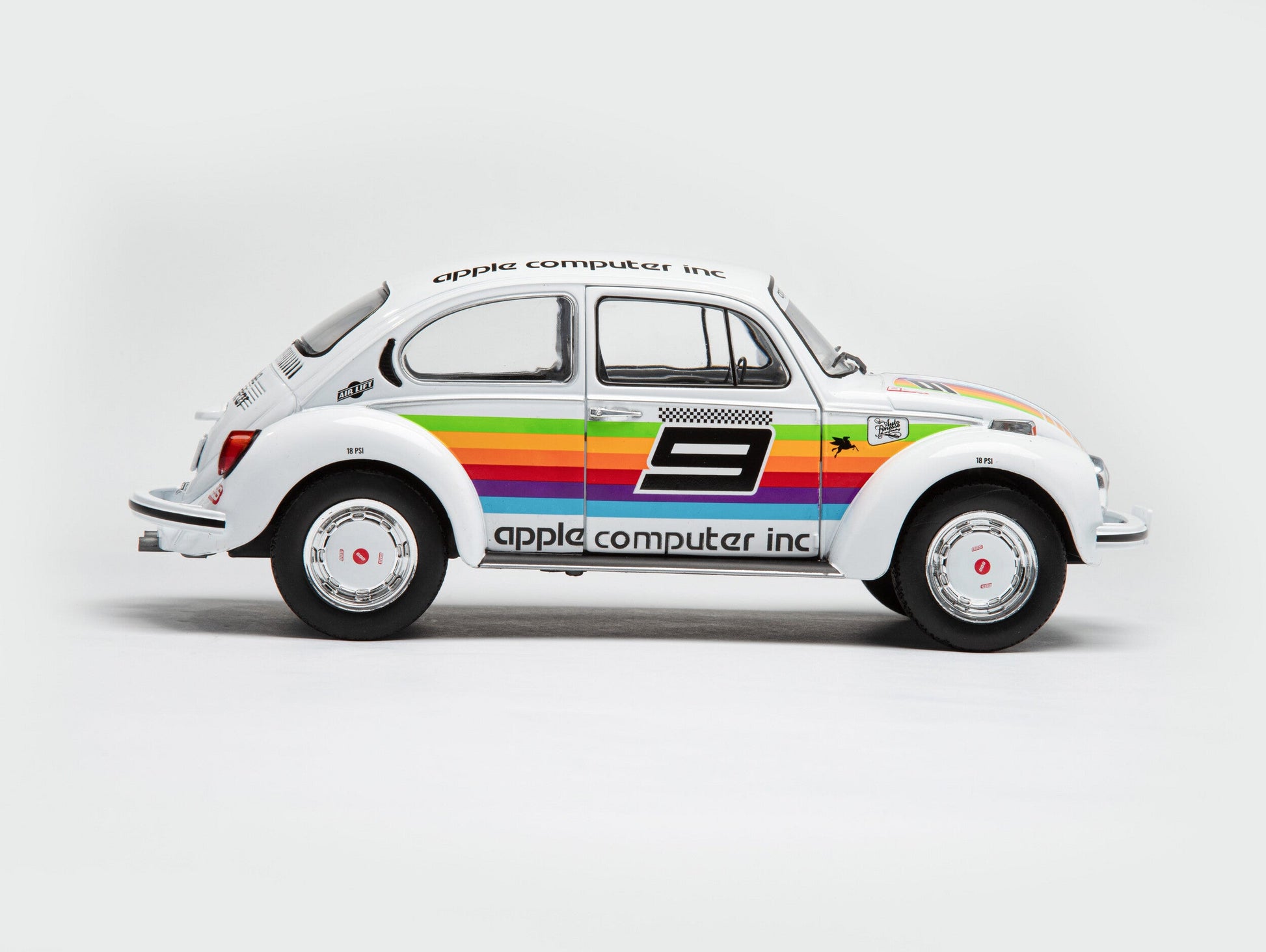 Solido 1975 Volkswagen Beetle 1303 K3 Tribute #9 White 1:18- STM Diecast- {{Product type}}